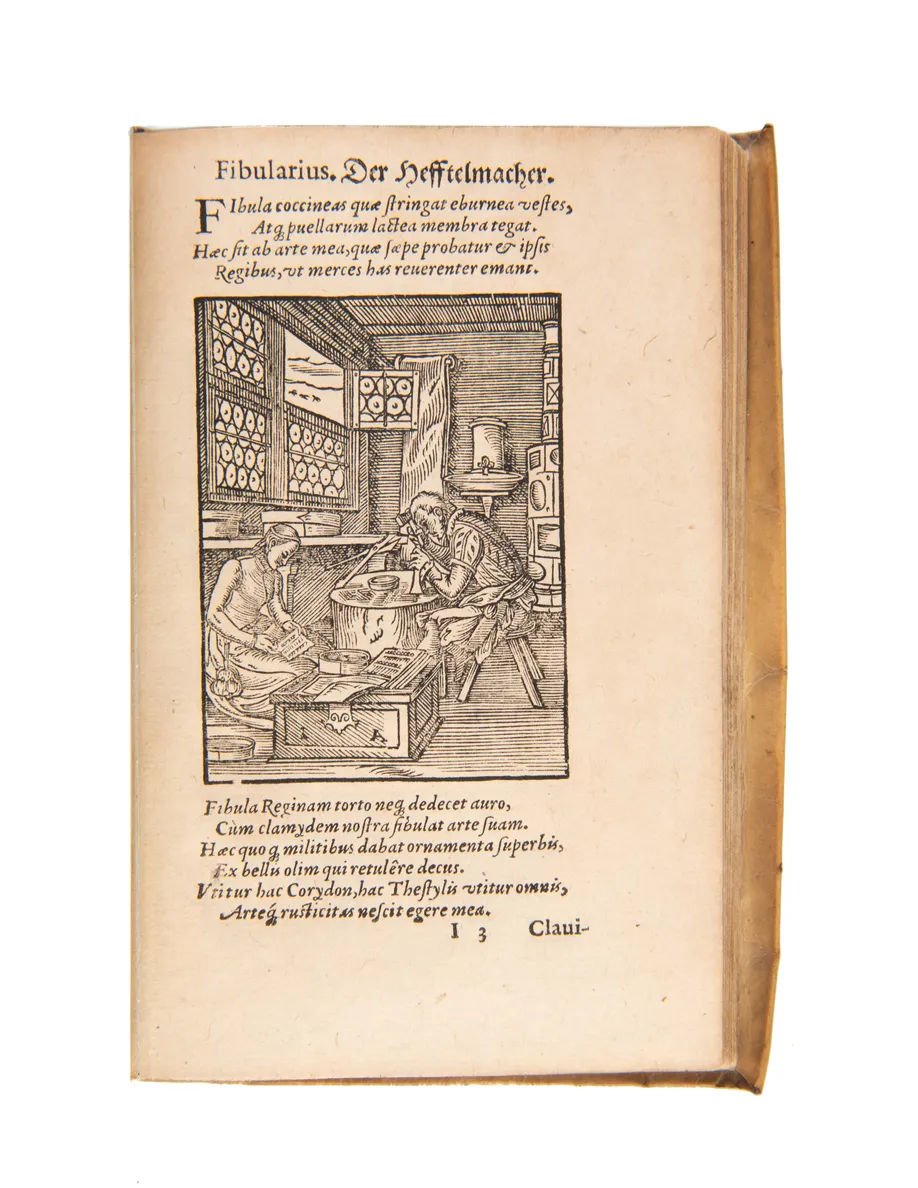 De omnibus illiberalibus sive mechanicis artibus... 
Frankfurt, (Georg I Rab for Sigmund Feyerabend), 1574