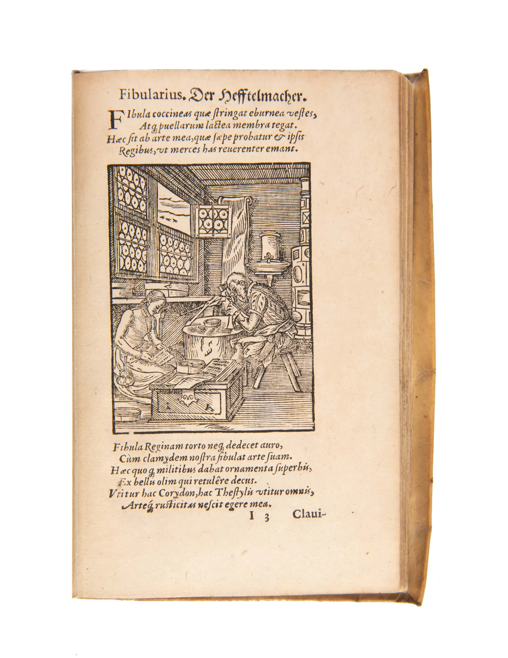 De omnibus illiberalibus sive mechanicis artibus... 
Frankfurt, (Georg I Rab for Sigmund Feyerabend), 1574