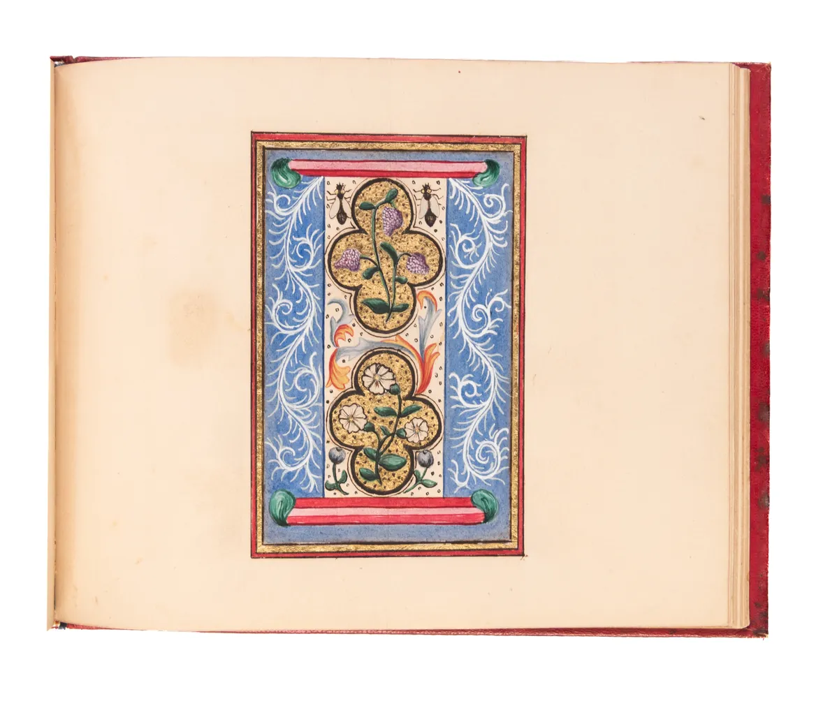 A suite of large neo-gothic illuminated initials.
[France, c. 1840-60?]