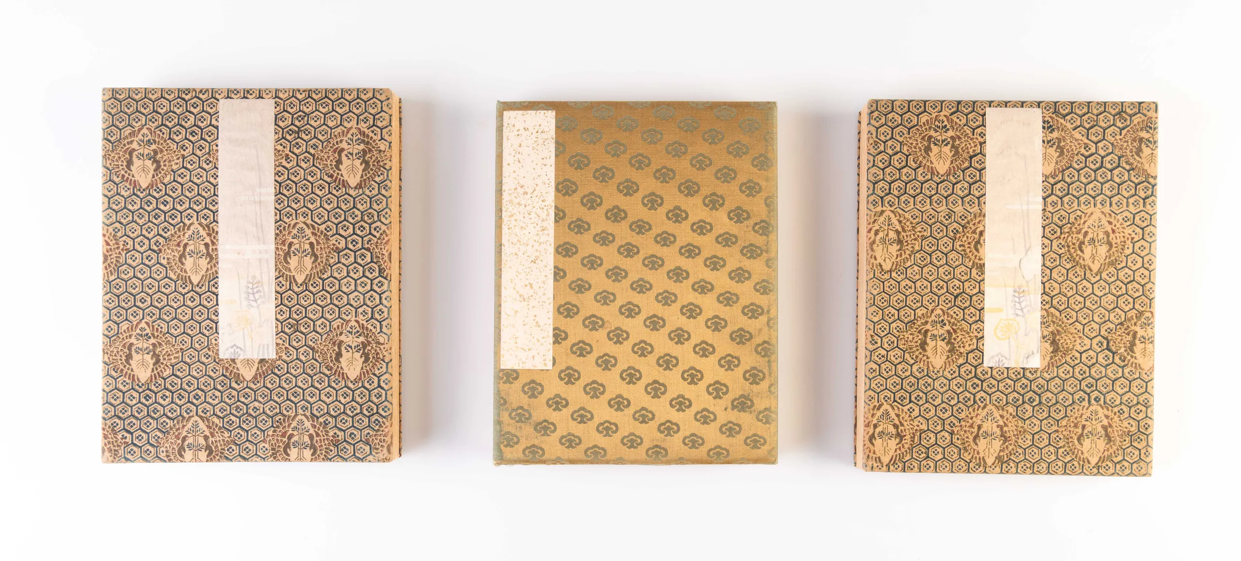 [A collection of three albums of inban ceramic transfer papers]