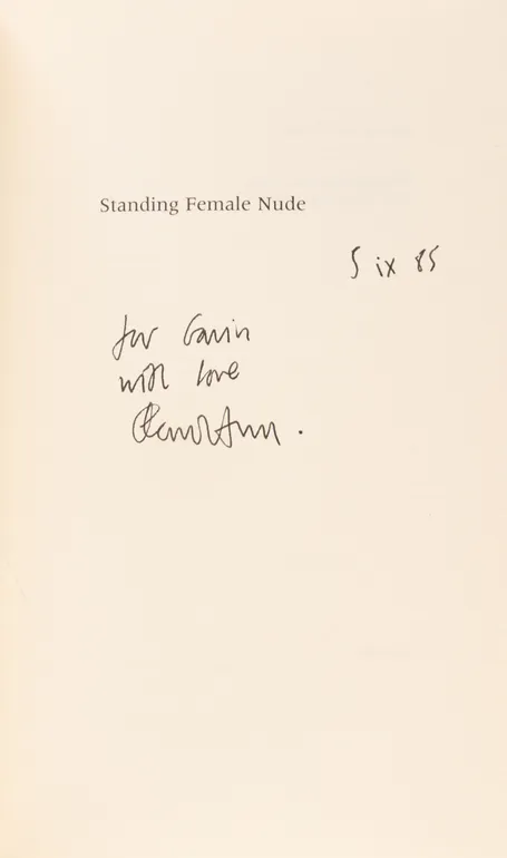 Standing Female Nude.