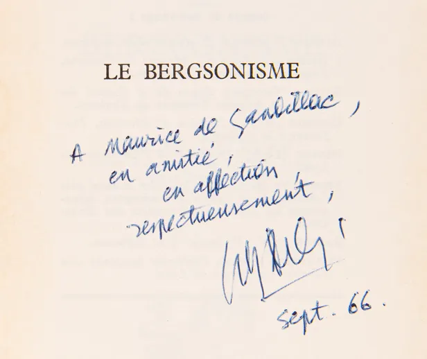 Le Bergsonisme.