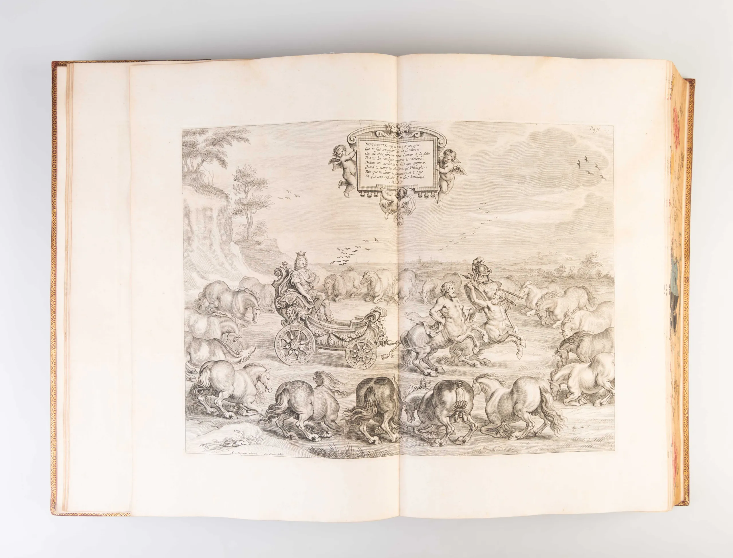 Méthode et Invention Nouvelle de Dresser les Chevaux Par le Tres-Noble, Haut, et Tres-Puissant Prince Guillaume, Marquis et Comte de Newcastle