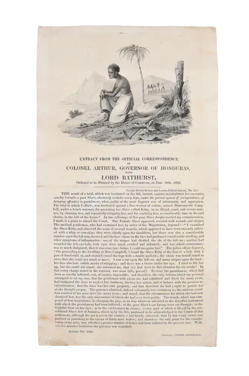 Extract from the Official Correspondence of Colonel Arthur, Governor of Honduras, with Lord Bathurst, Ordered to be Printed at the House of Commons, on June 16th 1823.