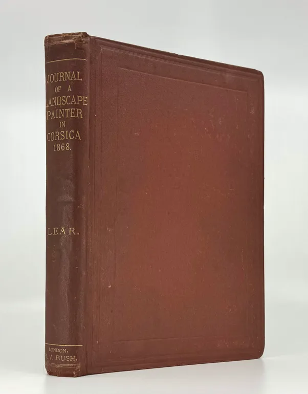 Journal of a Landscape Painter in Corsica. [With a cloth bound 8vo volume containing 2 proof plates and a proof vignette, with cut out versions of several other plates, and the original engraved map that was adapted for the publication]