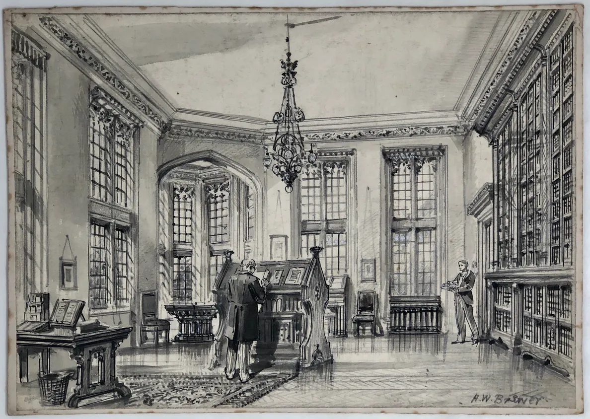 Series of Views of the Public Records Office, Chancery Lane.