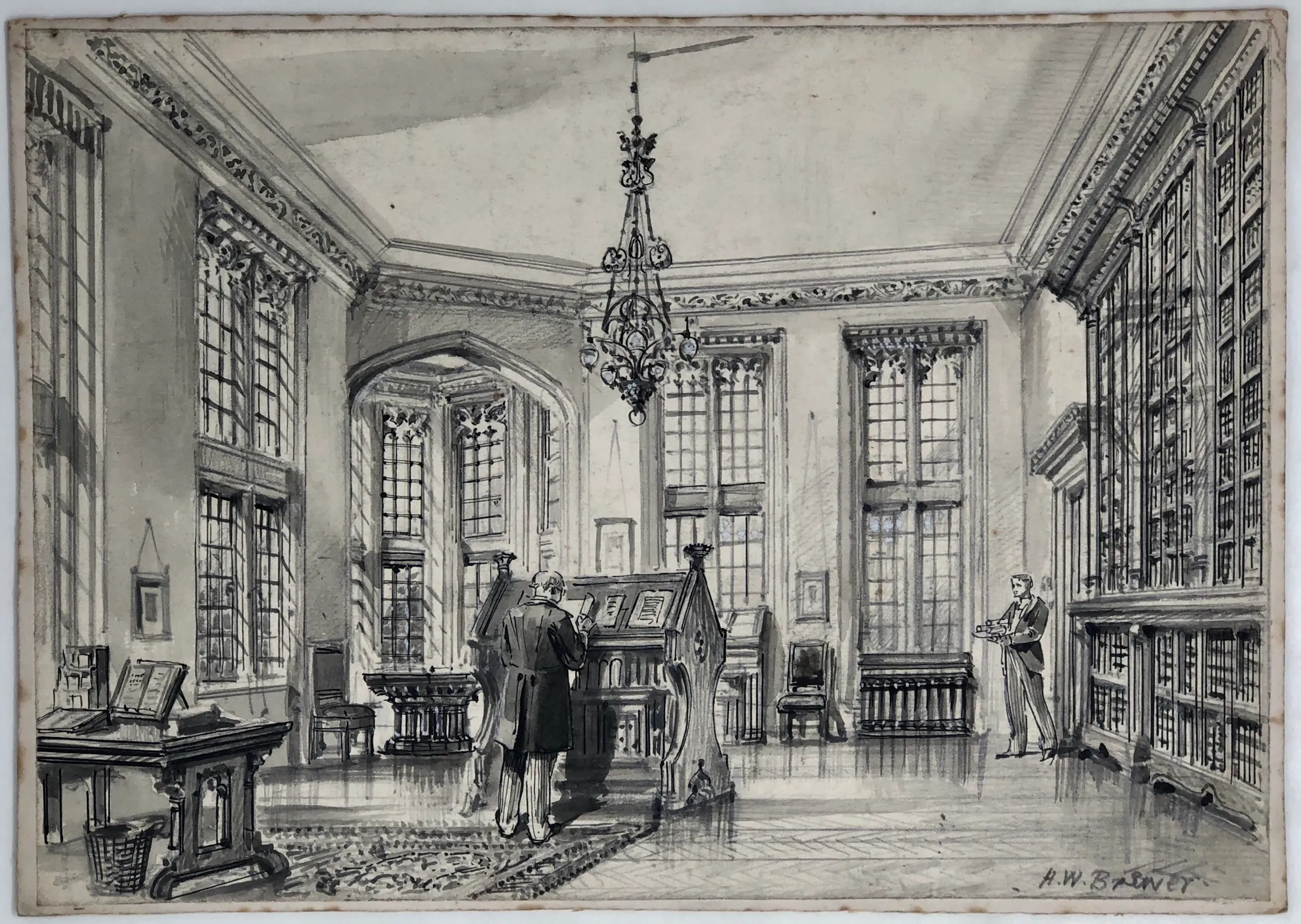 Series of Views of the Public Records Office, Chancery Lane.