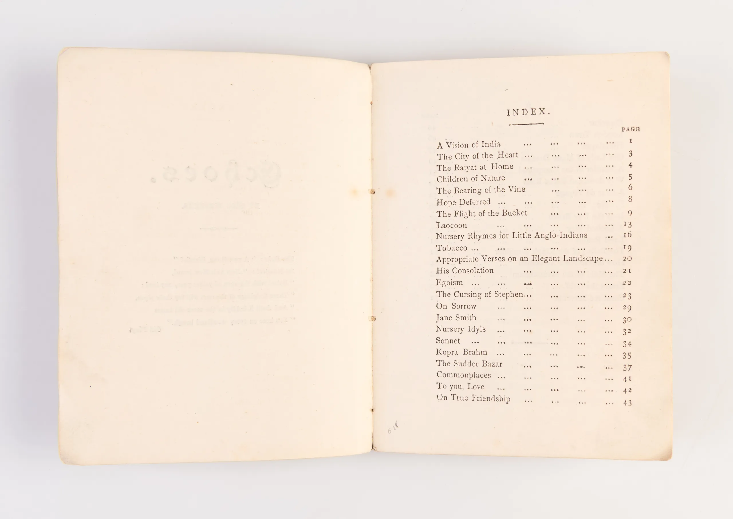 Echoes. By Two Writers.