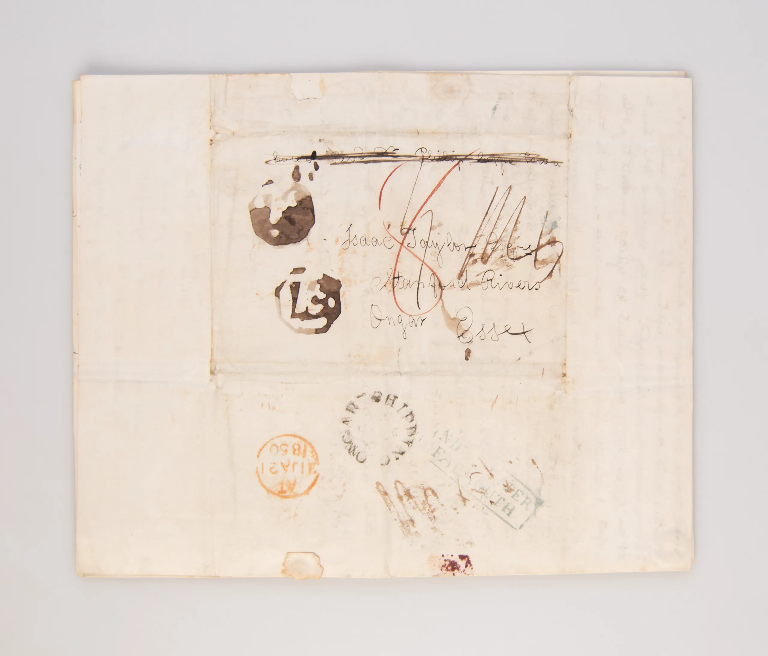 [An exceptionally long and detailed ALS to Isaac Taylor (1787-1865) the writer and inventor, relating his journey from Kolobeng, across the Kalahari Desert to Lake Ngami.]