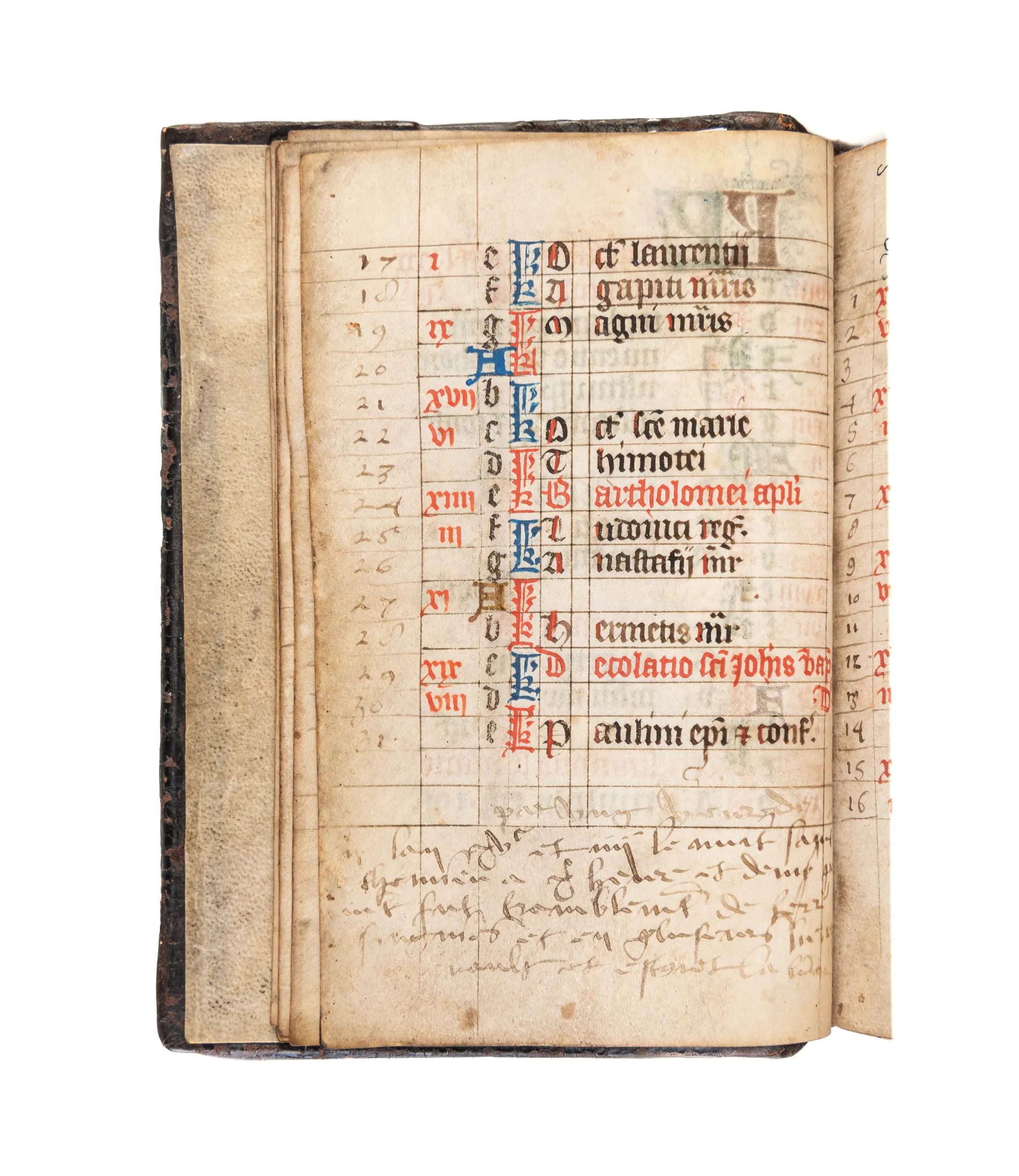 Book of Hours, Use of Arras & Tournai, in Latin with some Picard French.
Illuminated manuscript on parchment. [Northern France, c.1400]