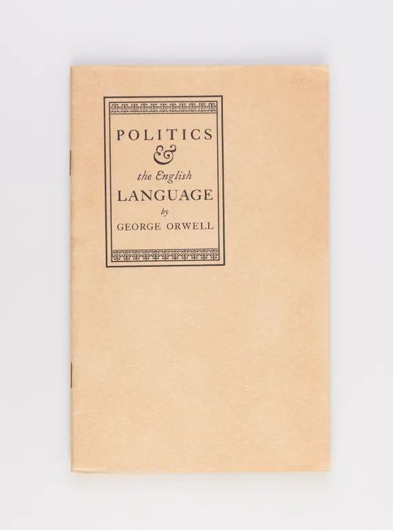 Politics and the English Language.