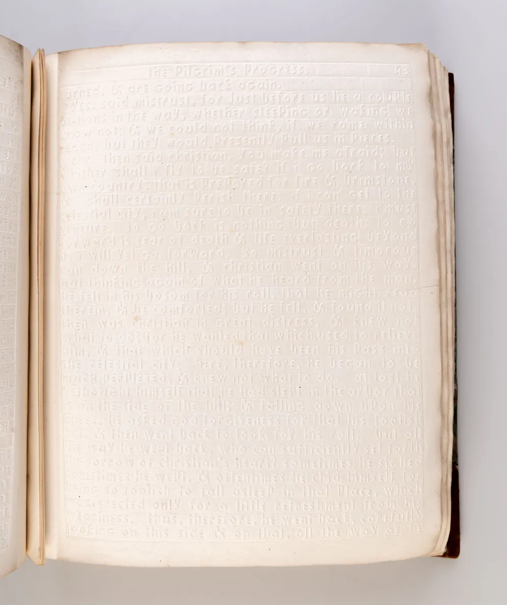 The Pilgrim's Progress through this world to the next written in form of a dream.