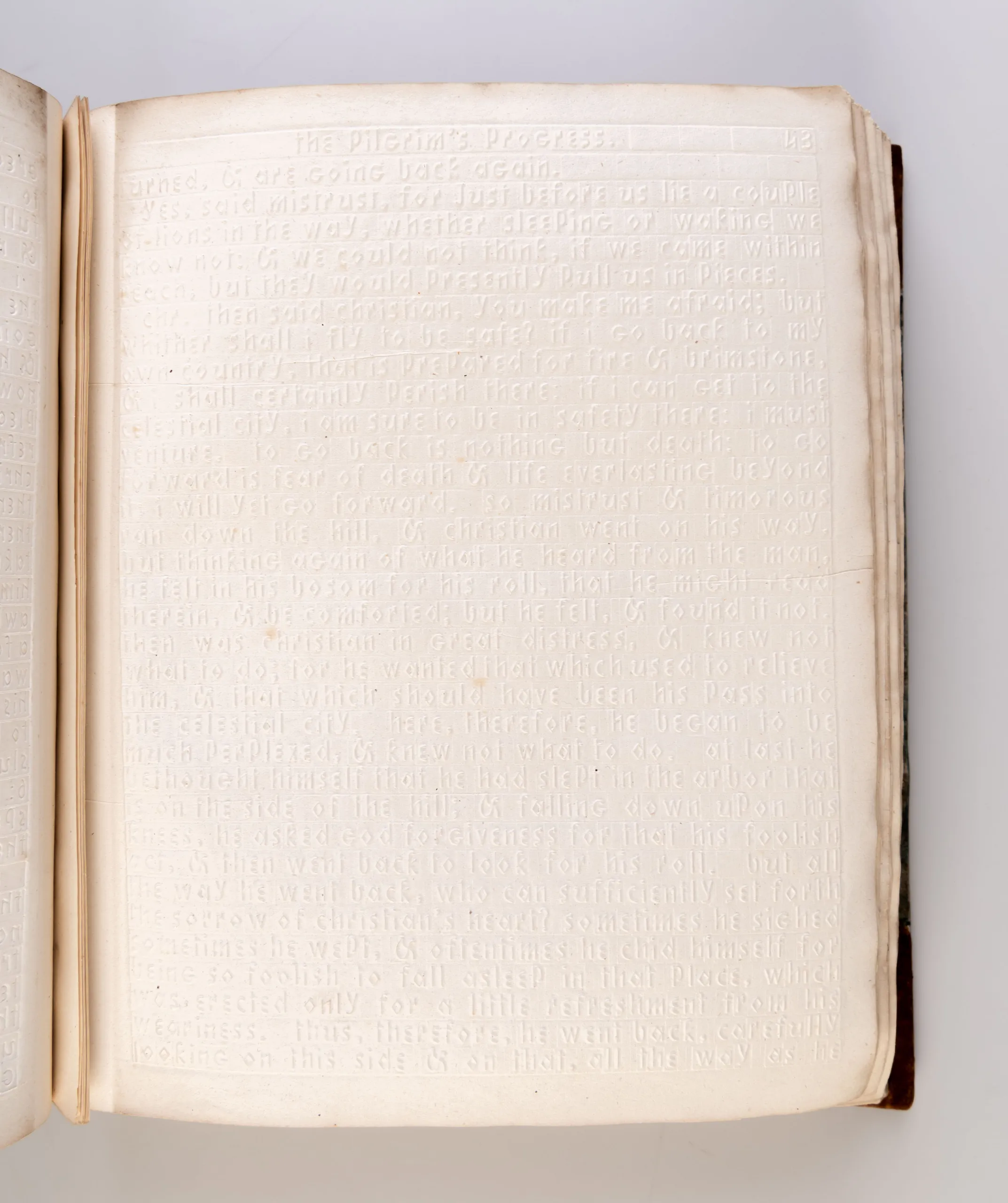 The Pilgrim's Progress through this world to the next written in form of a dream.