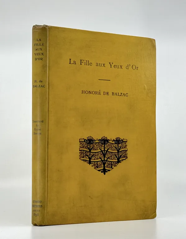 La Fille aux Yeux d'Or [The Girl with the Golden Eyes] by Honoré de Balzac.