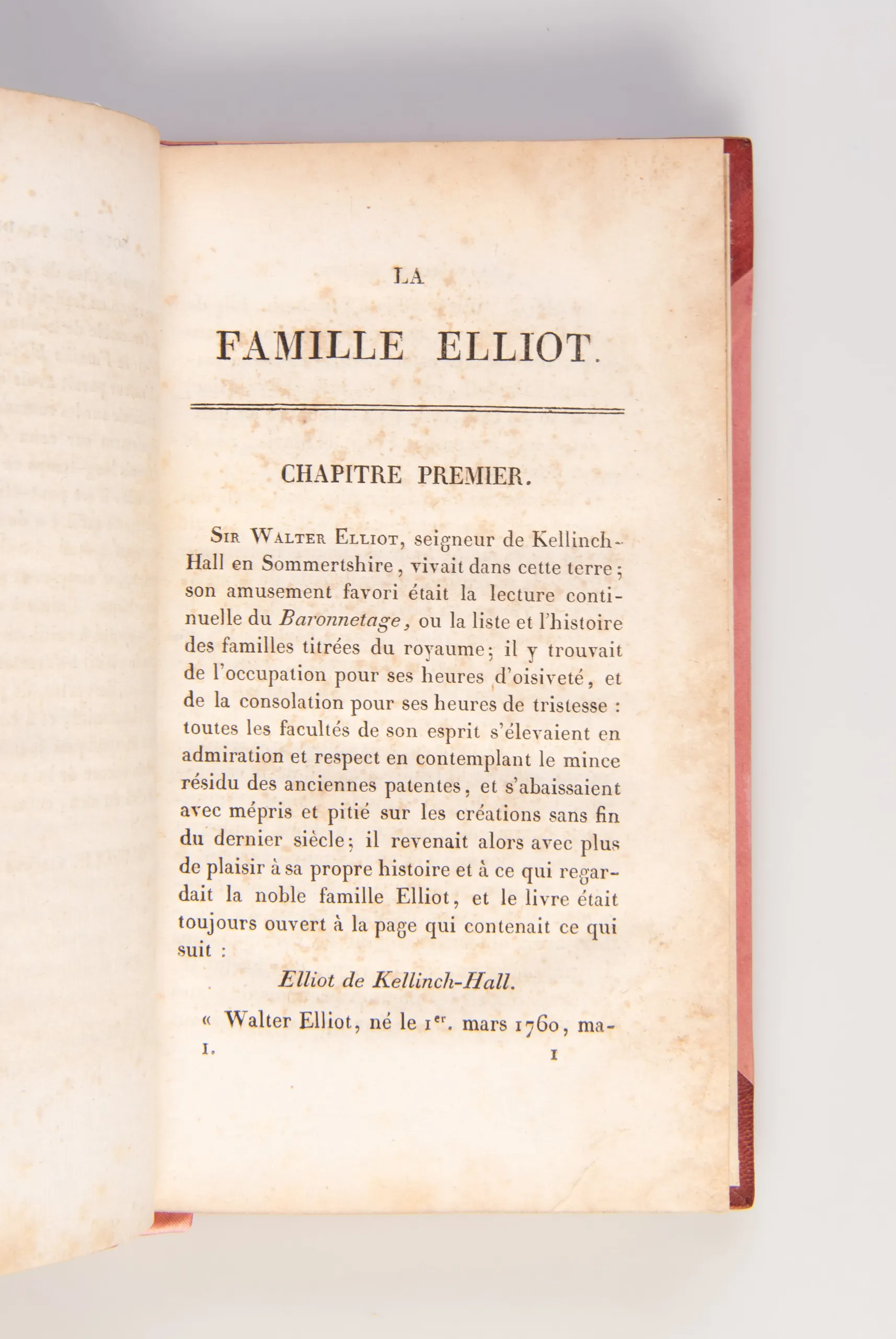 La Famille Elliot, ou l’Ancienne Inclination;