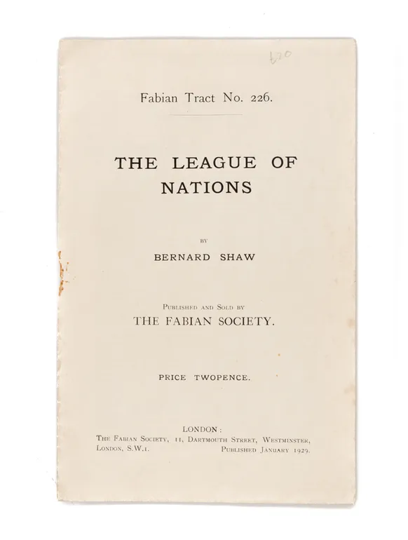 The League of Nations.