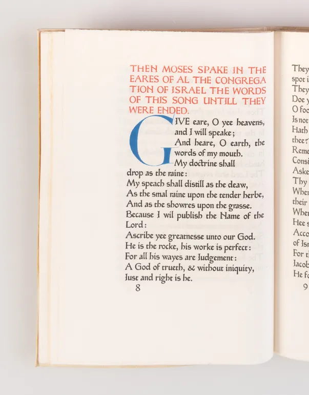 A Book of Songs and Poems from the Old Testament and the Apocrypha