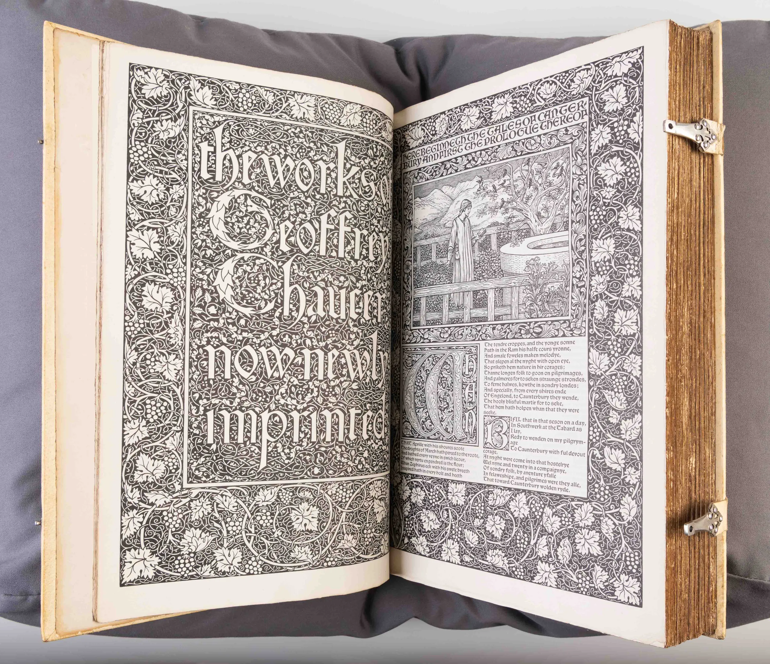 The Works of Geoffrey Chaucer. From the Ellesmere manuscript of The Canterbury Tales and Professor W. Walter Skeat's editions of the other works.