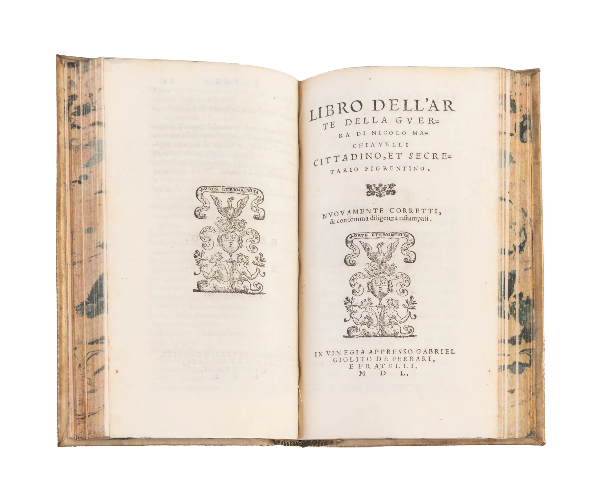 Historie de nicolo machiavelli, cittadino, et Secretario Fiorentino.