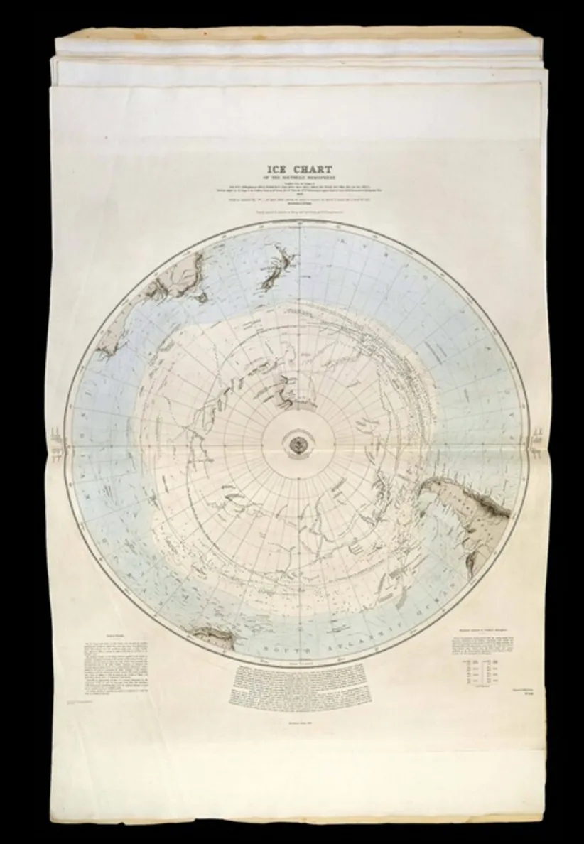 [Chart case and set of charts from Queen Victoria's Royal Yacht Victoria and Albert (II).]