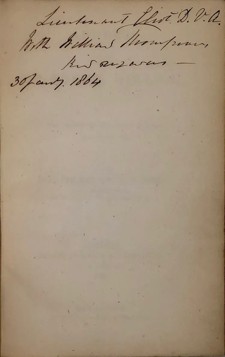 Address to the 2nd Essex Rifles at the parish church, Great Ilford. January 10, 1864.