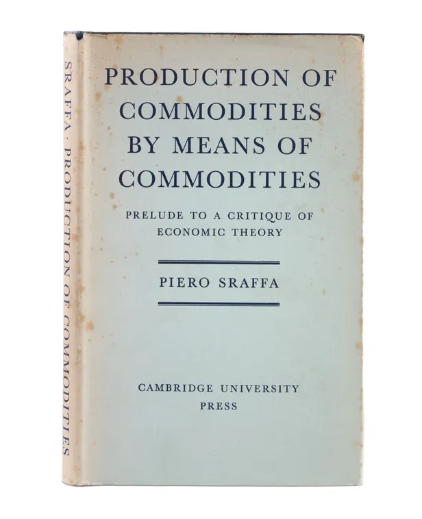 Production of Commodities by Means of Commodities. Prelude to a Critique of Economic Theory.