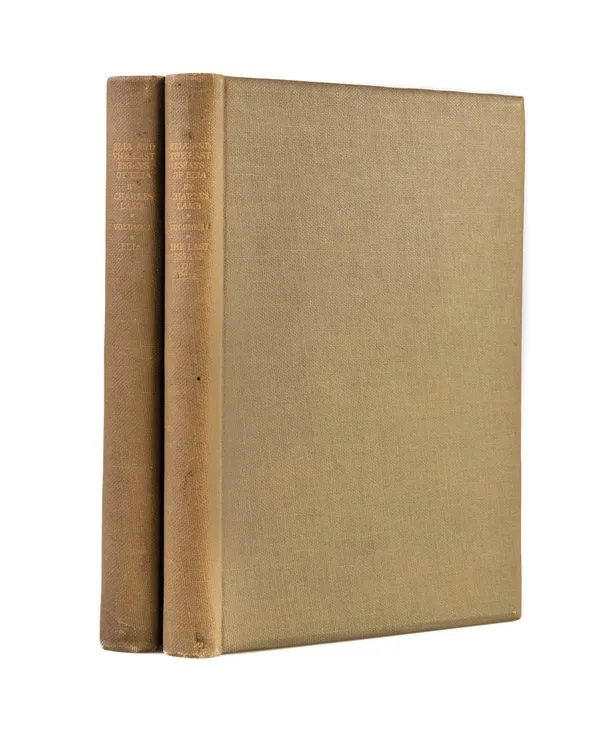 Elia and the Last Essays of Elia, Vol.1&2.