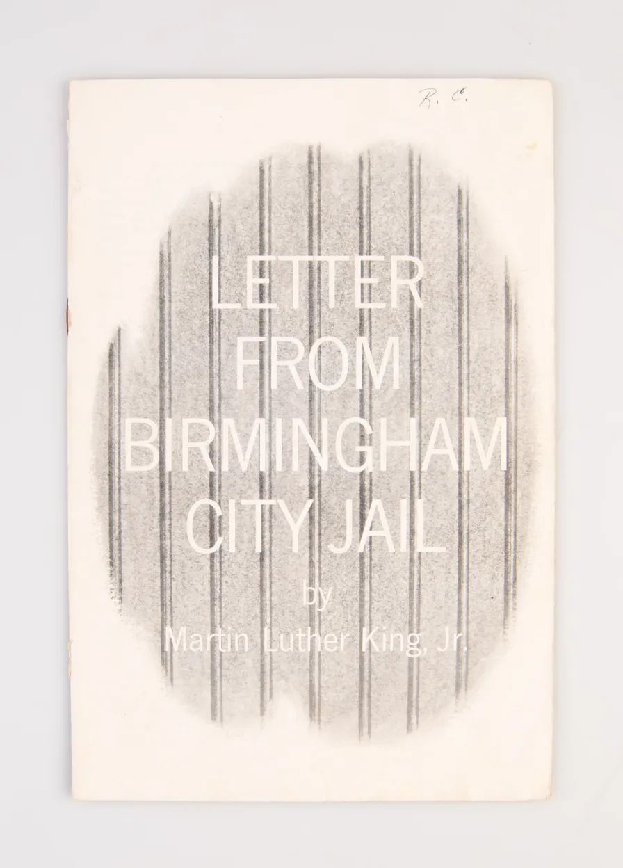 Letter from Birmingham City Jail.