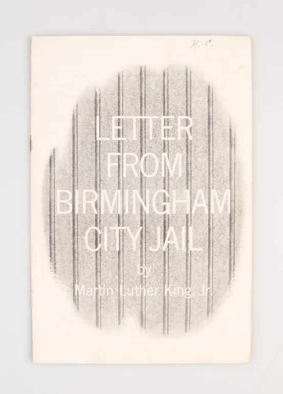 Letter from Birmingham City Jail.