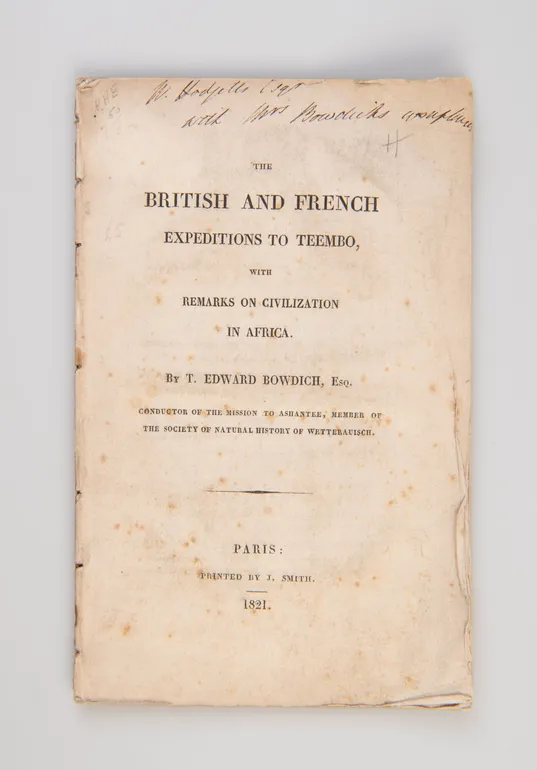 The British and French Expeditions to Teembo, with Remarks on Civilization in Africa.