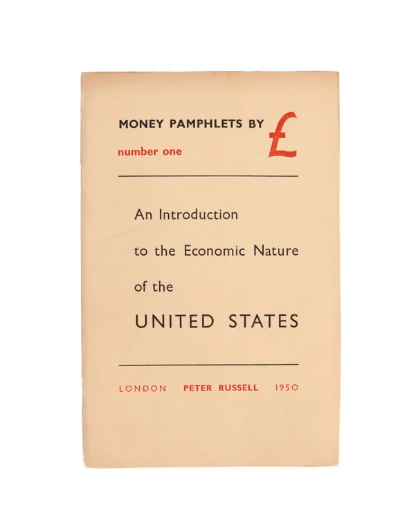 Money Pamphlets nos. 1-6.