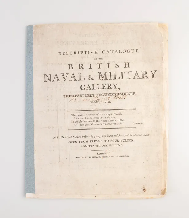 Descriptive catalogue of the British Naval & Military Gallery
