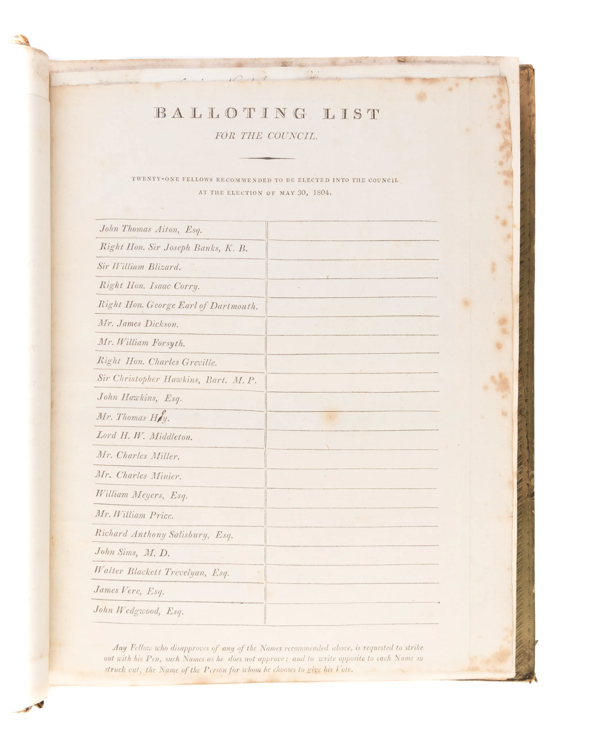 [Archive of documents, letters ephemera, and publications concerning the first years of the Royal Horticultural Society]