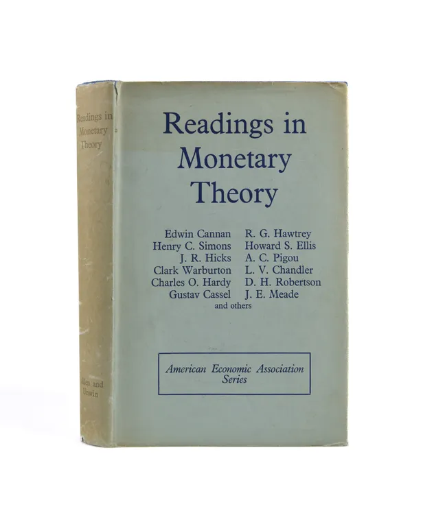 Readings in Monetary Theory. Selected by a Committee of the American Economic Association.