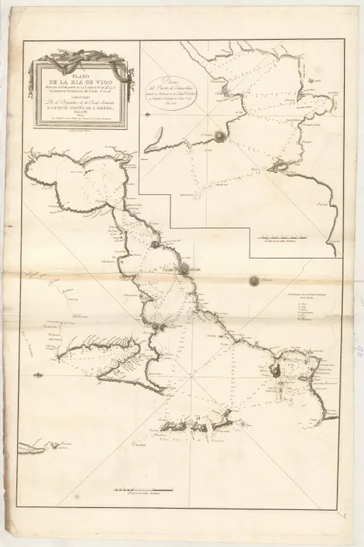 Plano de la Ria de Vigo ...