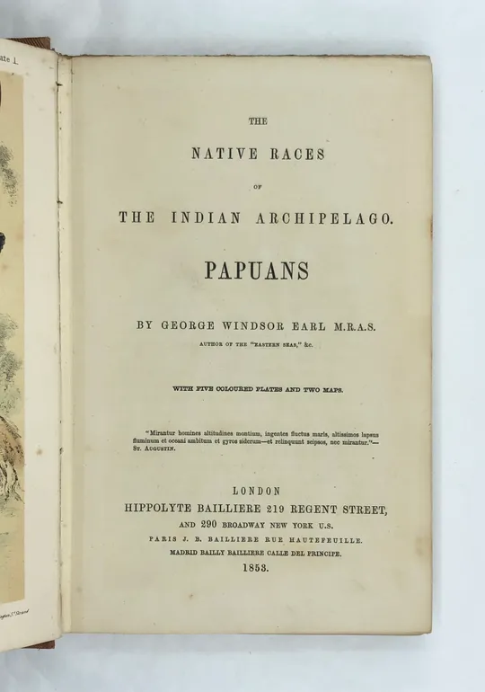 The Native Races of the Indian Archipelago. Papuans.