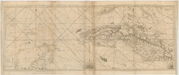 The Coast of Yucatan from Campeche to Bahia del Ascension; with the West End of Cuba, ... [&] The Island of Cuba with part of the Bahama Banks & the Martyrs. ...
