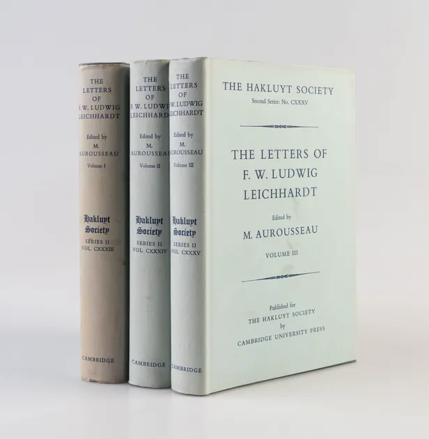 The Letters of F.W. Ludwig Leichhardt.