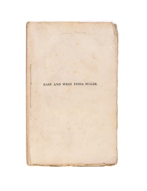 East and West India Sugar; or, a Refutation of the Claims of the West India Colonists to a Protecting Duty on East India Sugar.