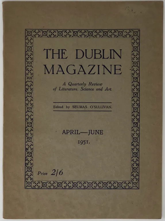 The Dublin Magazine. Volume XXVI, No. 2.