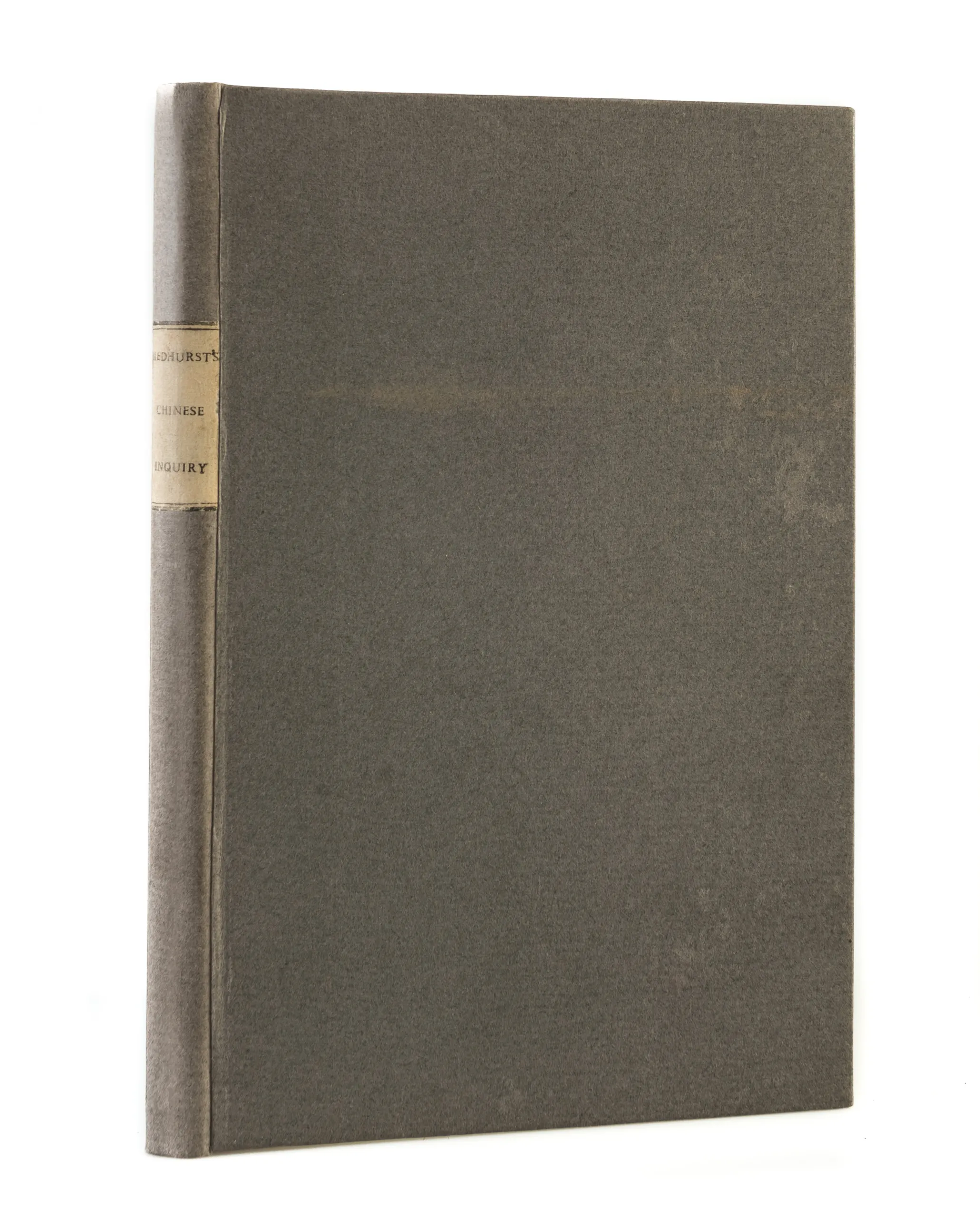 An Inquiry into the proper mode of rendering the word God in translating the Sacred Scriptures into the Chinese Language.