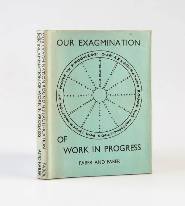 Our Exagmination Round his Factification for Incamination of Work in Progress.