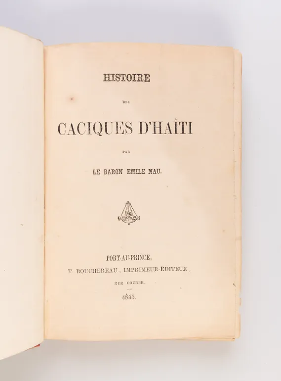 Histoire des Caciques d'Haïti.