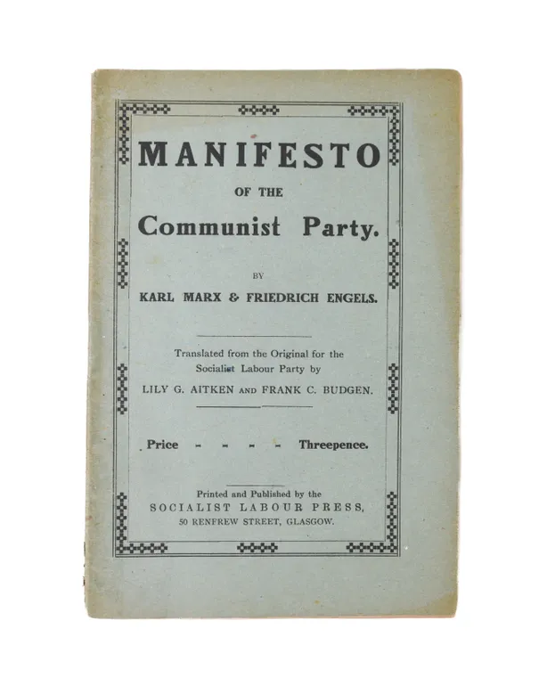 Manifesto of the Communist Party.