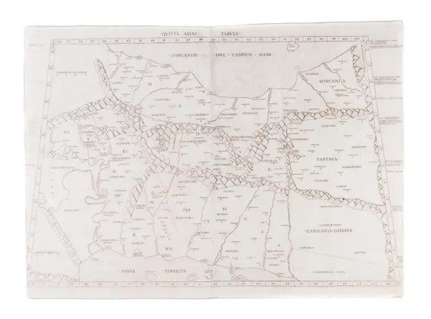 Quinta Asiae Tabula.