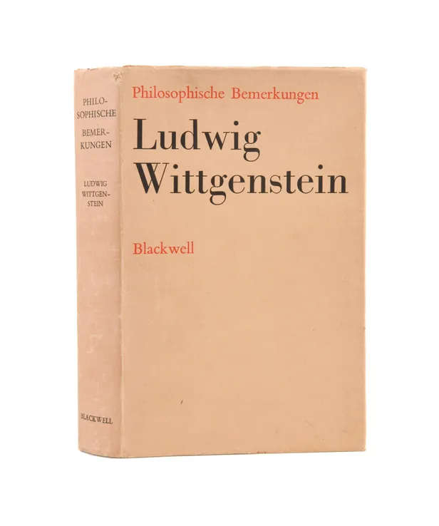 Philosophische Bemerkungen. Aus dem Nachlaß herausgegeben von Rush Rhees.