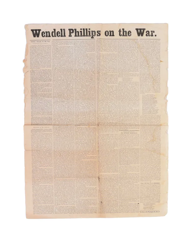 Wendell Phillips on the War.