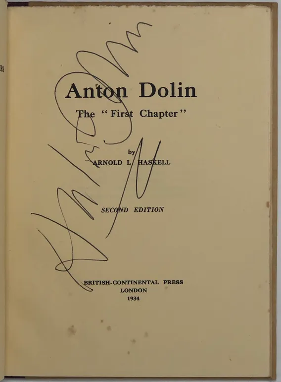 Anton Dolin.