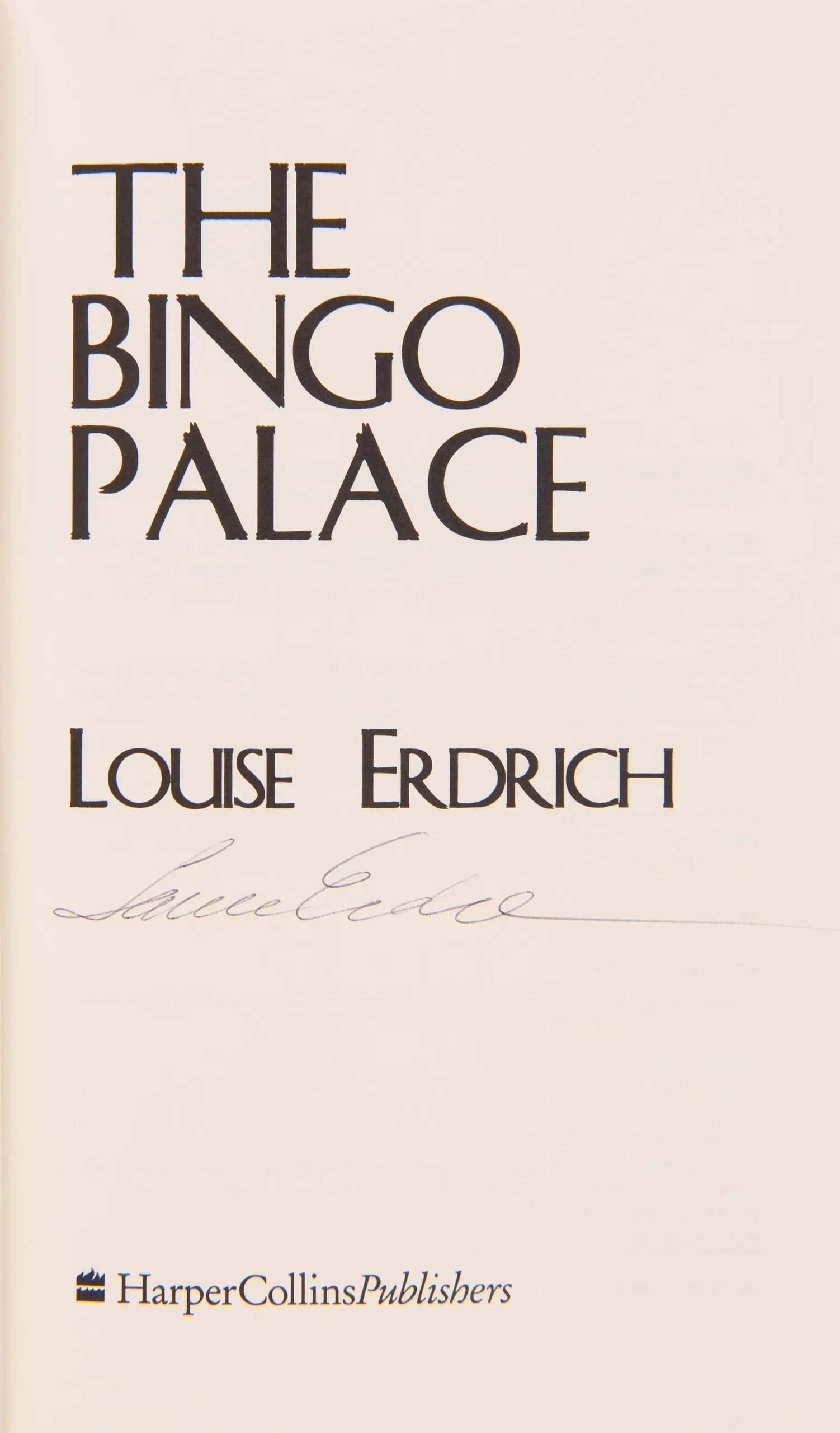 The Bingo Palace.