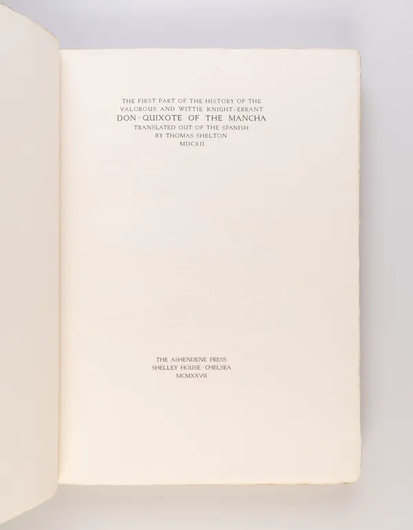 The History of...Don-Quixote of the Mancha